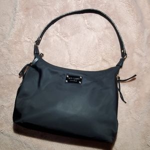 Kate Spade Black Nylon/Leather Trim Should…